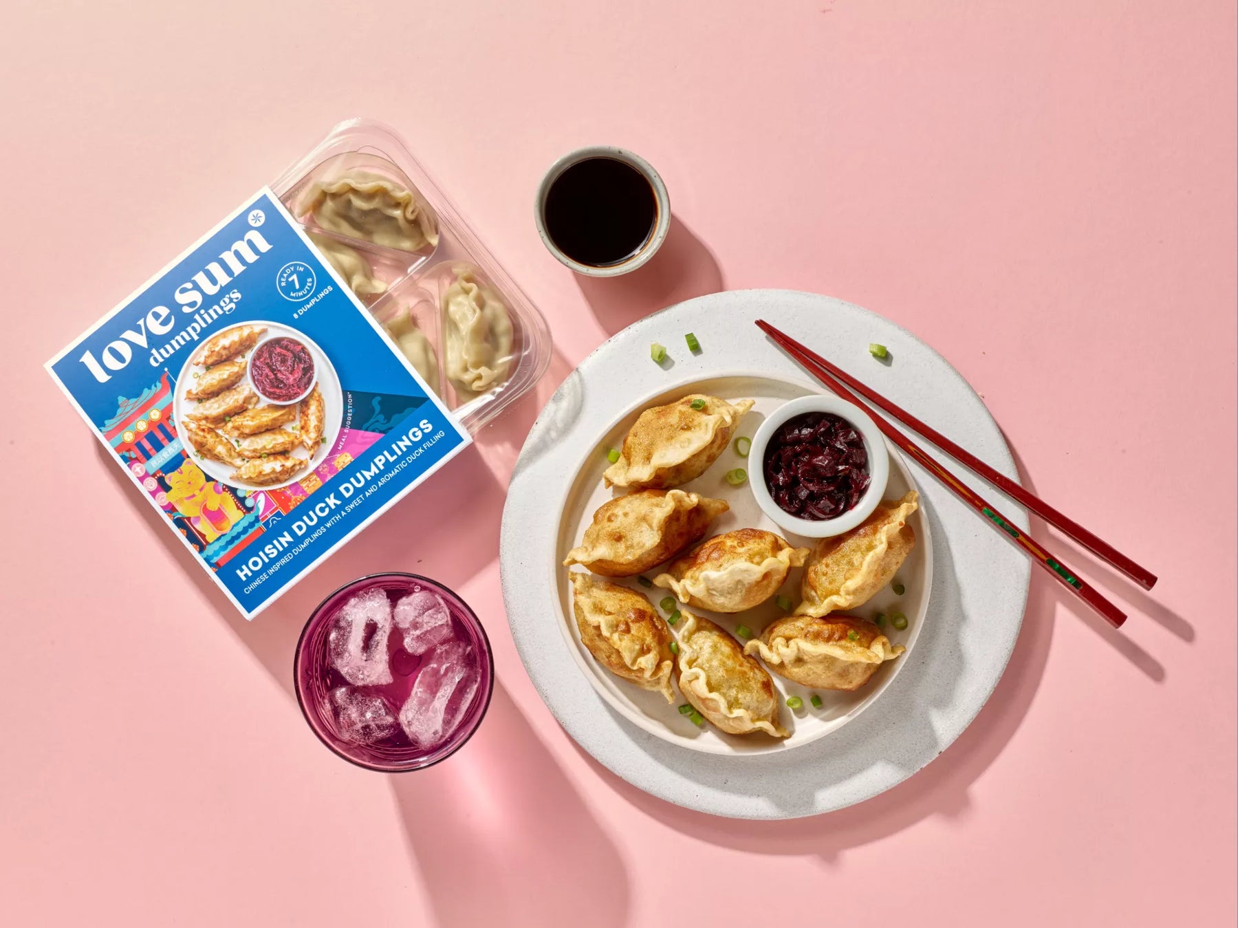 Dumplings with Beetroot Black Vinegar Chutney
